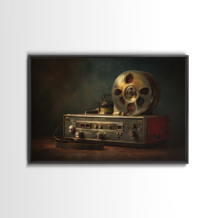 Recording Tape Reel Canvas Print, Music Studio Art, Music Wall Art, Studio Decor, Fine Art, Rhythm, Teen Room Decor, Music Gift, MSA-3x2-42