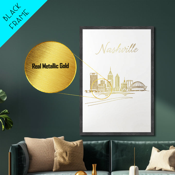Newark New Jersey Travel, Metallic Gold Print, Wood Framed Art, Metal Art, Modern Wall Art, Adventure Lover Gift, Bedroom Wall Art