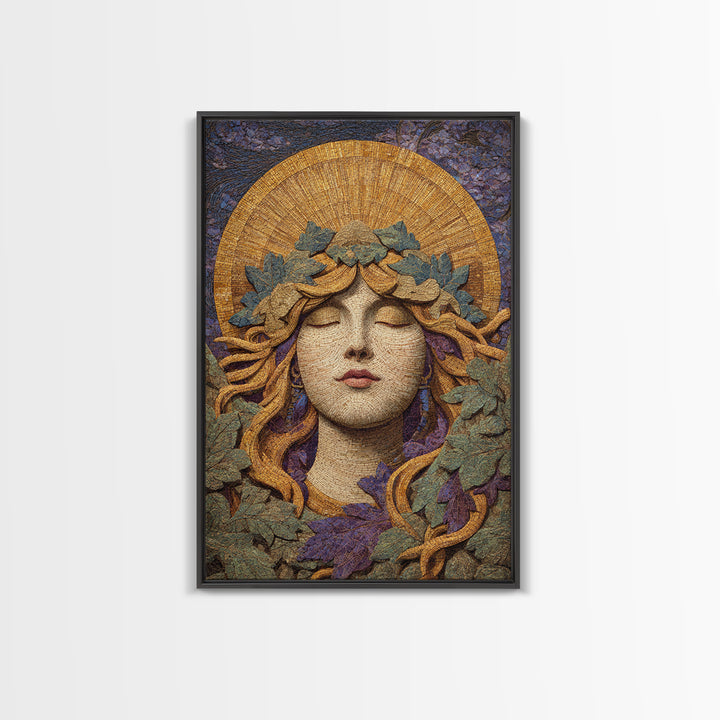 Apollo Sun God Framed Canvas Print, Mythological Art, Wall Art, Living Room Decor, Fine Art, Legend, Artwork, Framed Wall Art, MYT-2x3-38