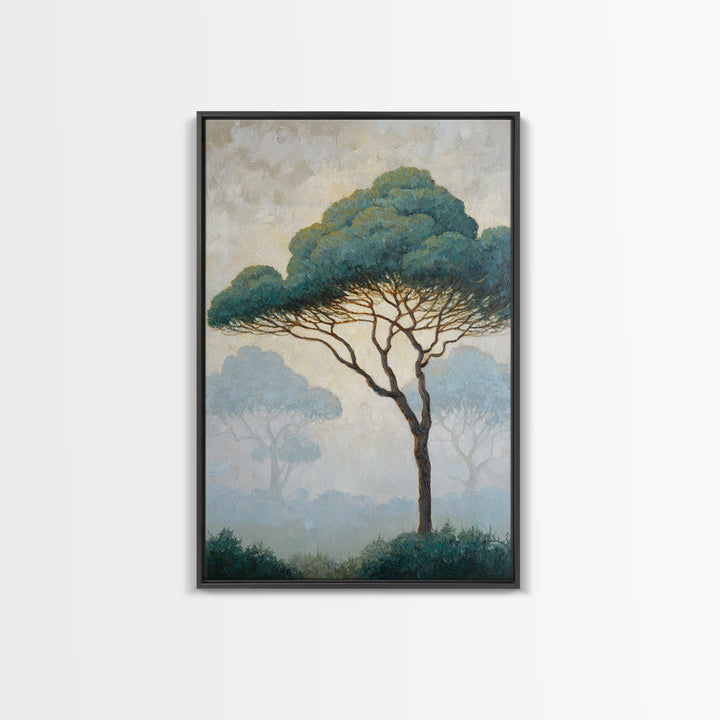 Tree of Life Framed Canvas Print, Nature Art, Wall Art, Living Room Decor, Fine Art, Nature, Wood Wall Art, Abstract Wall Art, NAT-2x3-47