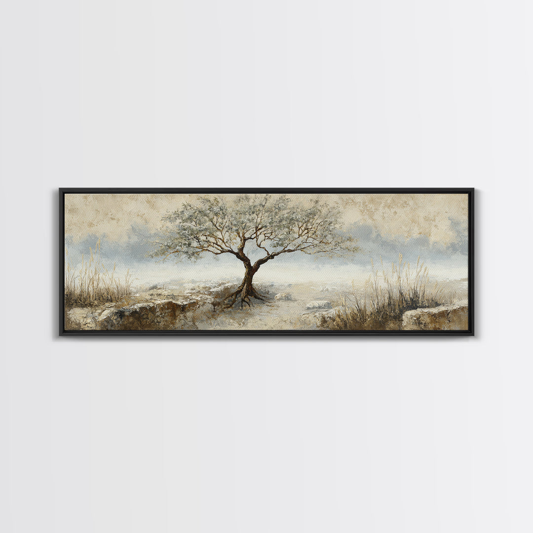 Tree of Life Canvas Print, Nature Art, Luxury Decor, Living Room Decor, Fine Art, Nature, Mushroom, Printable Wall Art, NAT-3x1-31