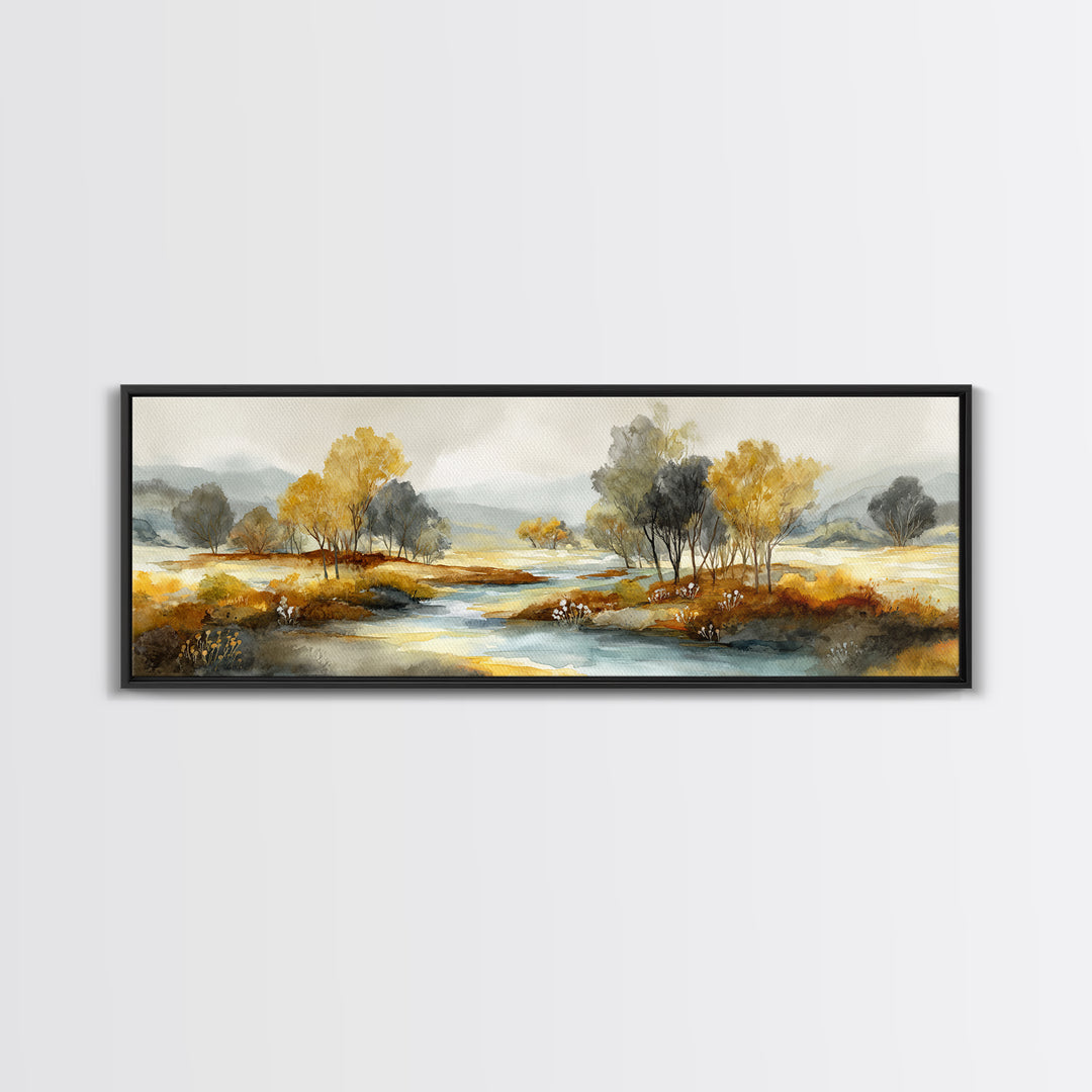 Mushroom Cluster in Enchanted Woodland Canvas Print, Nature Art, Textured Painting, Living Room Decor, Oil Painting, Nature, NAT-3x1-95