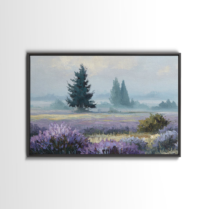 Bees Circling Lavender Blossoms Canvas Print, Nature Art, Living Room Decor, Fine Art, Nature, Ocean Art, Bird Wall Art, NAT-3x2-3