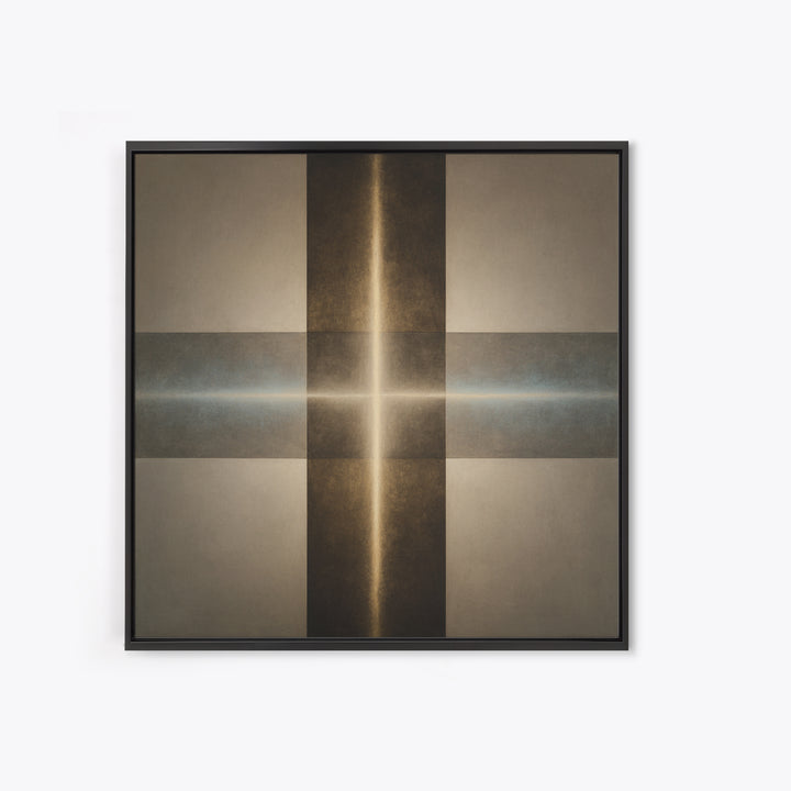 Abstract Light Beam Through Dark Shapes Canvas Print, Office Art, Printables, Office Decor, Abstract Art, Focus, OFF-1x1-23