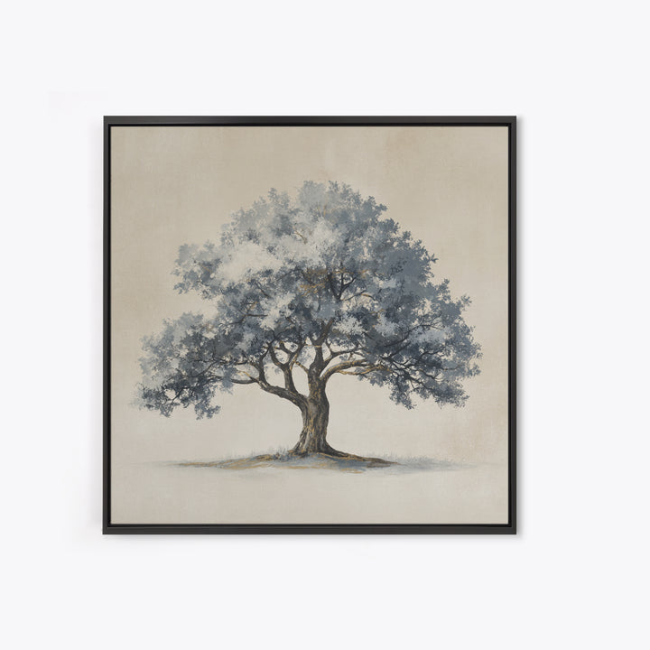 Ink Wash Tree Symbolizing Stability Canvas Print, Office Art, Modern Decor, Office Decor, Fine Art, Focus, Home Decor, OFF-1x1-86