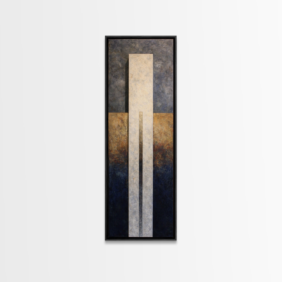 Balanced Stone Composition Canvas Print, Office Art, Boho Decor, Office Decor, Oil Painting, Focus, Digital Art, Pet Portrait, OFF-1x3-12