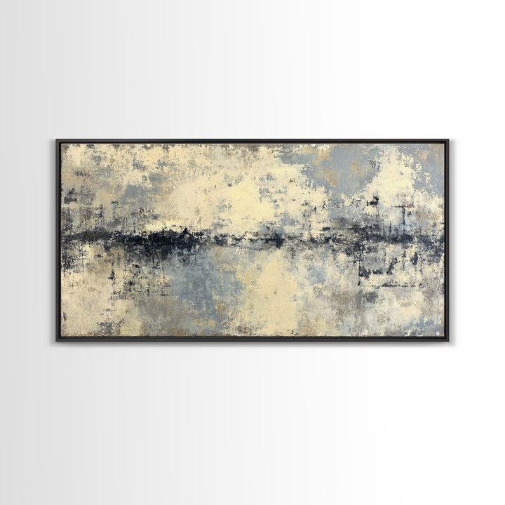 City Map Abstract Framed Canvas Print, Office Art, Fine Art Print, Office Decor, Abstract Art, Focus, Poster, Wall Decor, OFF-2x1-16