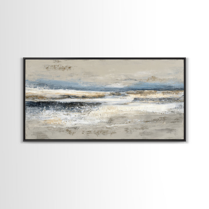Balanced Stone Composition Framed Canvas Print, Office Art, Statement Artwork, Office Decor, Fine Art, Focus, Wall Decor, OFF-2x1-20
