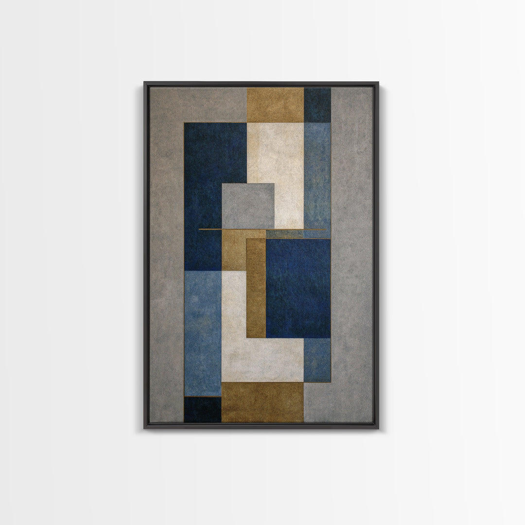 Clean Abstract Geometry Canvas Print, Office Art, Art Deco, Office Decor, Focus, Bedroom Wall Art, Downloadable Prints, OFF-2x3-57