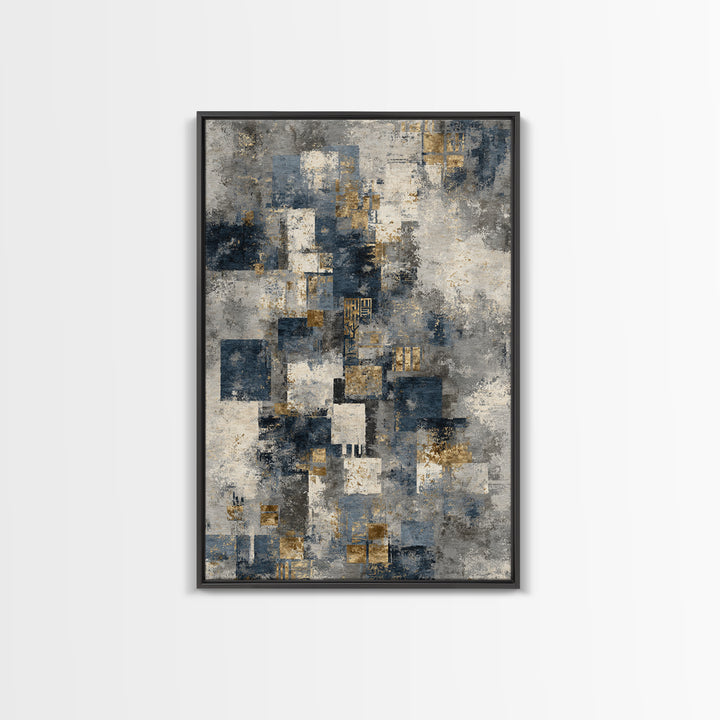 Clean Abstract Geometry Canvas Print, Office Art, Art Deco, Office Decor, Focus, Bedroom Wall Art, Downloadable Prints, OFF-2x3-81
