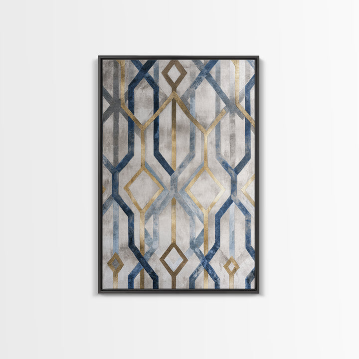 Clean Abstract Geometry Canvas Print, Office Art, Poster, Office Decor, Abstract Art, Focus, Canvas Wall Art, Wall Prints, OFF-2x3-9