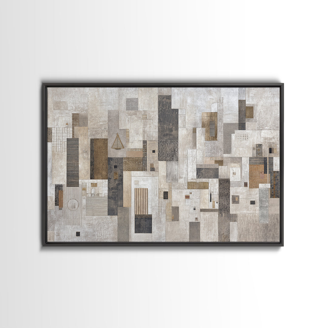 Large Neutral Texture Art for Professional Setting Canvas Print, Office Art, Office Wall Art, Office Decor, Fine Art, Focus, OFF-3x2-49