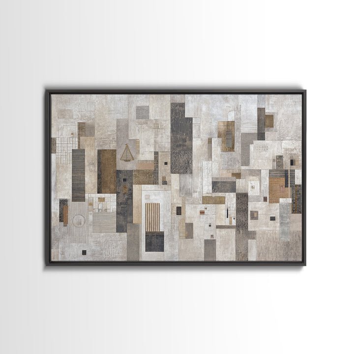 Large Neutral Texture Art for Professional Setting Canvas Print, Office Art, Office Wall Art, Office Decor, Fine Art, Focus, OFF-3x2-49