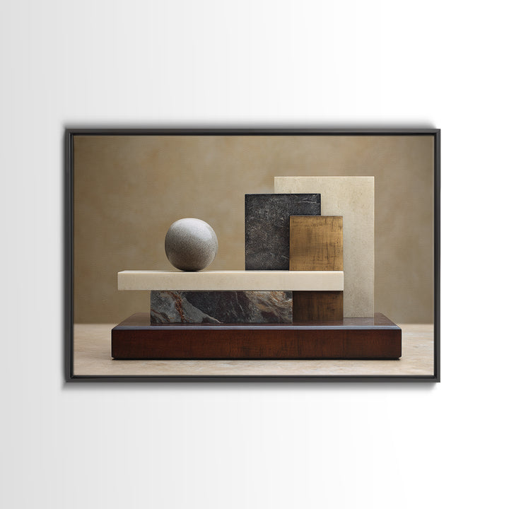 Balanced Stone Composition Canvas Print, Office Art, Wall Prints, Office Decor, Abstract Art, Focus, Cubicle Decor, OFF-3x2-52