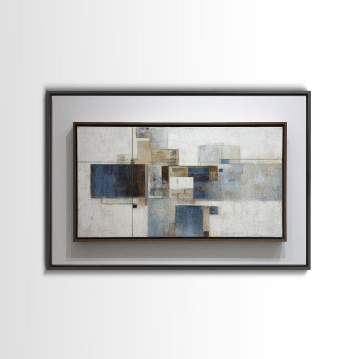 City Map Abstract Framed Canvas Print, Office Art, Art Print, Office Decor, Abstract Art, Focus, Printable, Printable Wall Art, OFF-3x2-96