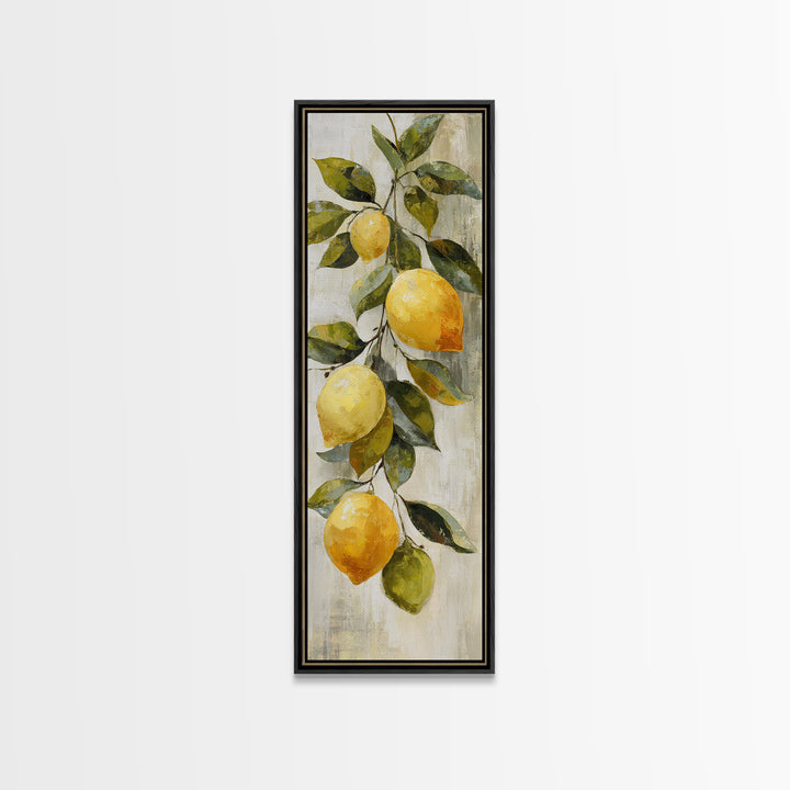 Outdoor Citrus Still Life Canvas Print, Patio Art, Beach House Decor, Patio Decor, Outdoor, Modern Decor, Fine Art Print, PAT-1x3-89