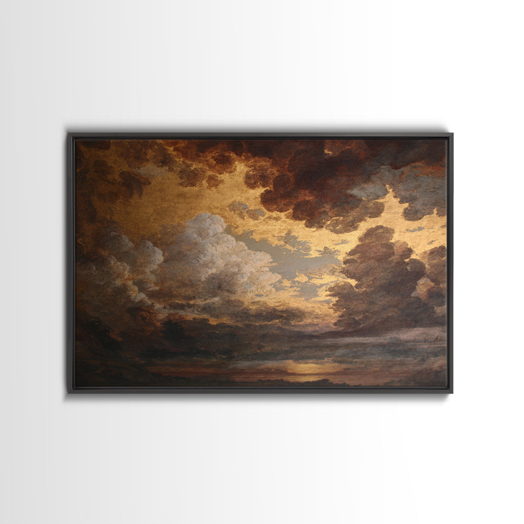 Fresco Celestial Ceiling Composition Framed Canvas Print, Renaissanceinspired Art, Wall Art, Living Room Decor, Classic, REN-3x2-19