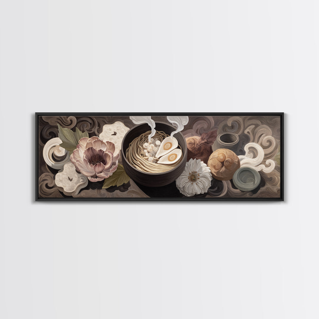 Seafood Lobster and Shell Arrangement Canvas Print, Restaurant Art, Textured Painting, Restaurant Decor, Fine Art, Bistro, RES-3x1-48