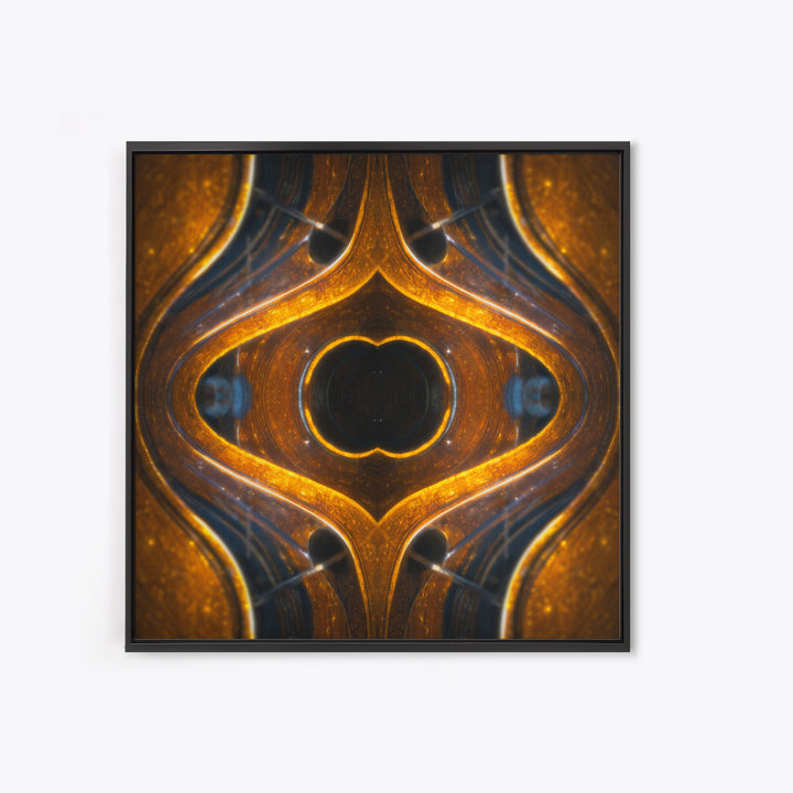 Vinyl Groove Closeup as Circular Abstract Canvas Print, Recording Studio Art, Guitar Wall Art, Studio Decor, Fine Art, Analog, RSA-1x1-86