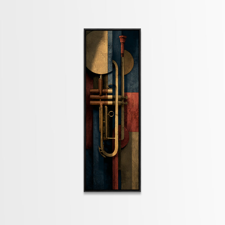 Album Cover Abstract Without Readable Text Canvas Print, Recording Studio Art, Unique Home Decor, Studio Decor, Abstract Art, RSA-1x3-10