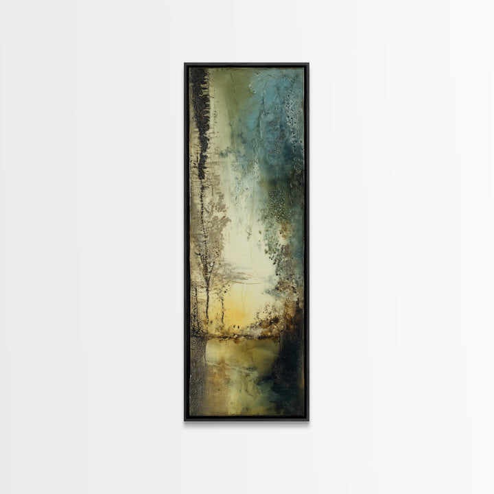 Piano Keys Fading into Shadow Framed Canvas Print, Recording Studio Art, Music Print, Studio Decor, Fine Art, Analog, RSA-1x3-20