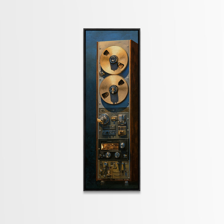 Reel to Reel Tape Machine Canvas Print, Recording Studio Art, Music Studio, Studio Decor, Fine Art, Analog, Modern Decor, RSA-1x3-38