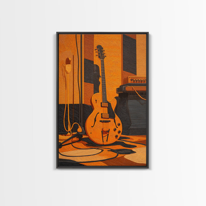 Sound Booth Foam Pattern Transformed into Design Canvas Print, Recording Studio Art, Digital Download Art, Studio Decor, Analog, RSA-2x3-8