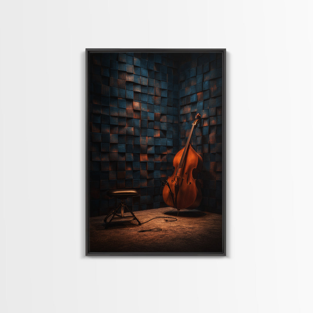 Sound Booth Foam Pattern Transformed into Design Canvas Print, Recording Studio Art, Fine Art Print, Studio Decor, Analog, RSA-2x3-80