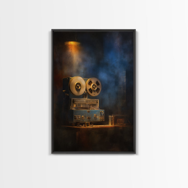 Reel to Reel Tape Machine Canvas Print, Recording Studio Art, Contemporary Art, Studio Decor, Analog, Digital Download Art, RSA-2x3-82