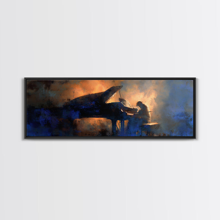 Album Cover Abstract Without Readable Text Canvas Print, Recording Studio Art, Music Wall Decor, Studio Decor, Abstract Art, RSA-3x1-14
