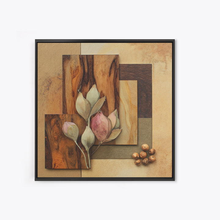 Wood Grain Abstract Framed Canvas Print, Rustic Art, Wood Wall Art, Farmhouse Decor, Abstract Art, Rustic, Eclectic Wall Art, RUS-1x1-56