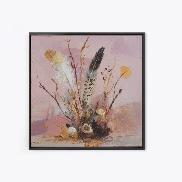 Campfire under a Starry Sky Canvas Print, Rustic Art, Wall Decor, Farmhouse Decor, Oil Painting, Rustic, Wall Art, Home Decor, RUS-1x1-82