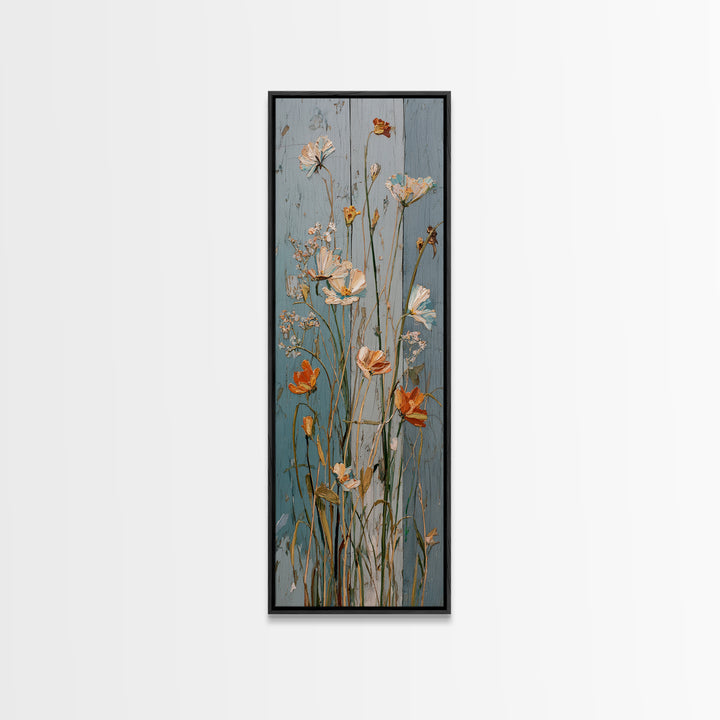 Campfire under a Starry Sky Framed Canvas Print, Rustic Art, Downloadable Art, Farmhouse Decor, Fine Art, Rustic, RUS-1x3-46