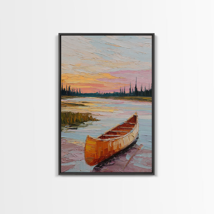 Wood Grain Abstract Framed Canvas Print, Rustic Art, Room Decor, Farmhouse Decor, Abstract Art, Rustic, Oil Painting, RUS-2x3-64