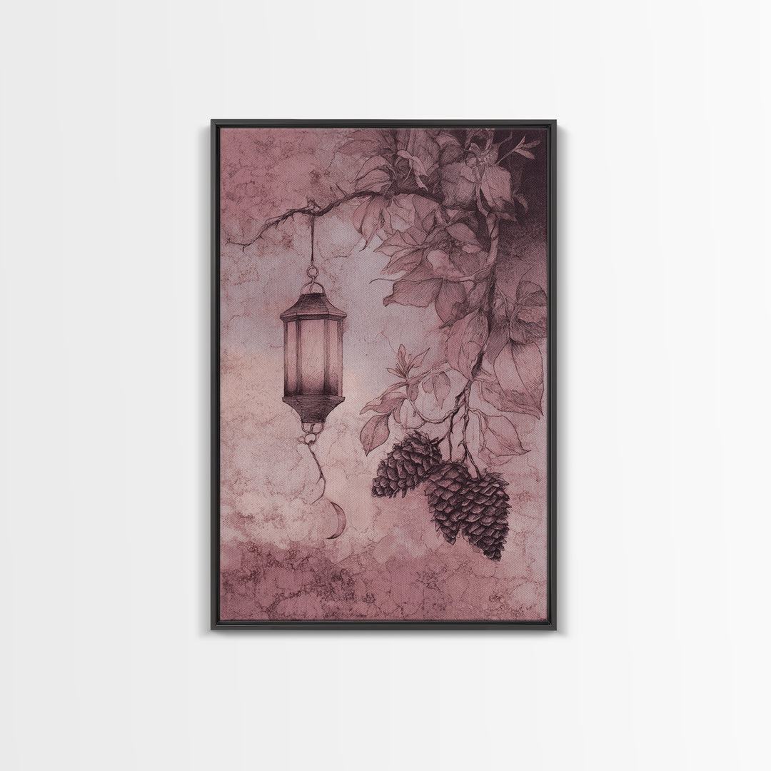 Campfire under a Starry Sky Framed Canvas Print, Rustic Art, Printable Wall Art, Farmhouse Decor, Fine Art, Rustic, Wood Art, RUS-2x3-90