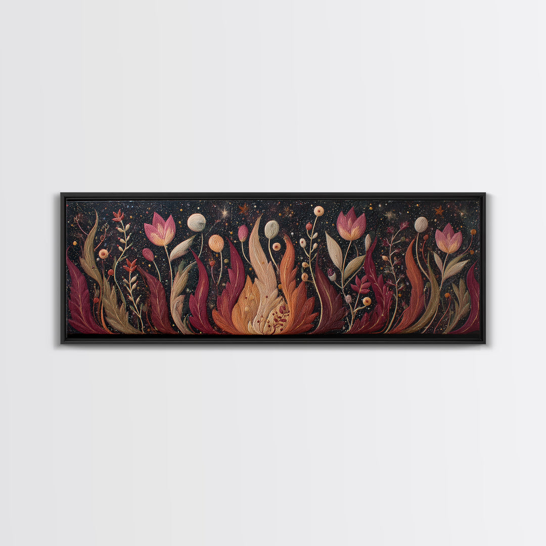 Rusty Horseshoe and Rope Composition Framed Canvas Print, Rustic Art, Modern Art, Farmhouse Decor, Rustic, Neutral Decor, RUS-3x1-53