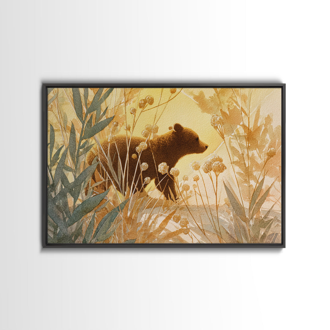 Buffalo Portrait with Western Texture Canvas Print, Rustic Art, Wood Wall Art, Farmhouse Decor, Rustic, Eclectic Wall Art, RUS-3x2-26