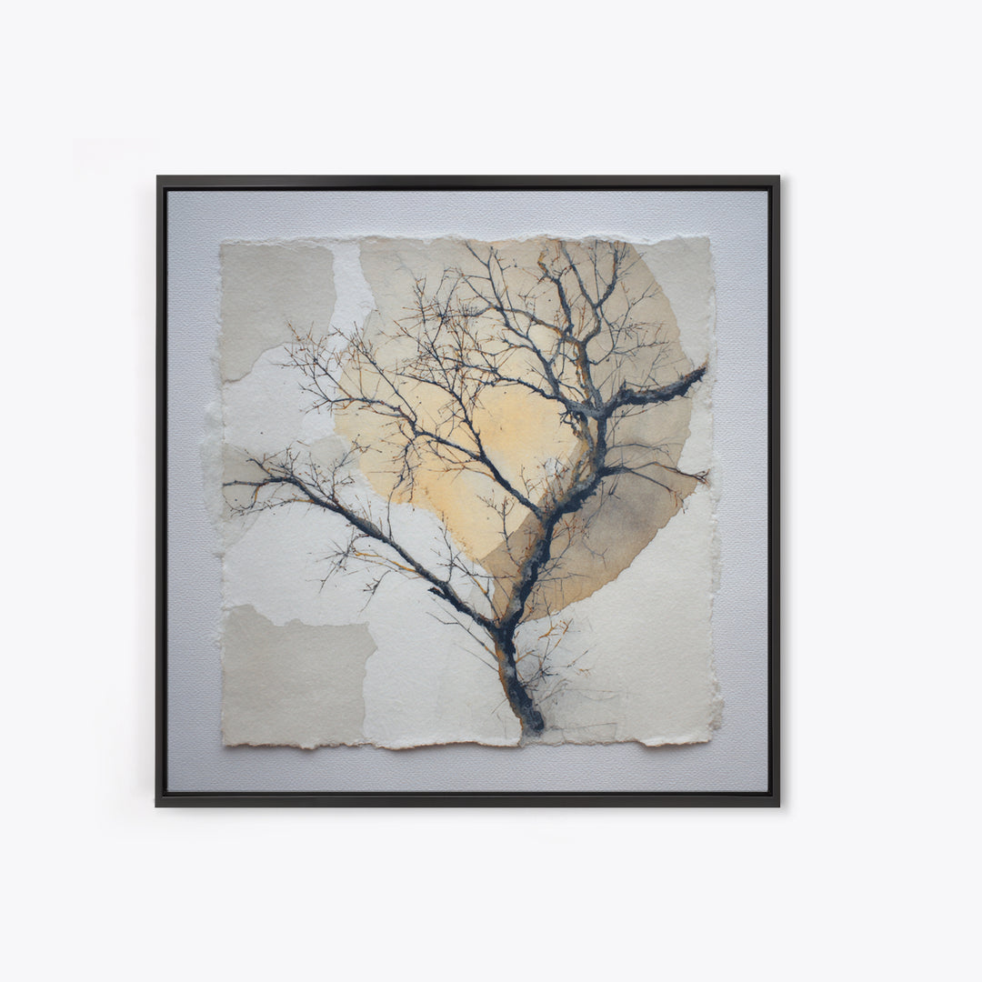 Nordic Folk Bird Canvas Print, Scandinavian Art, Wall Art Print, Living Room Decor, Fine Art, Nordic, Fine Art Print, SCA-1x1-35