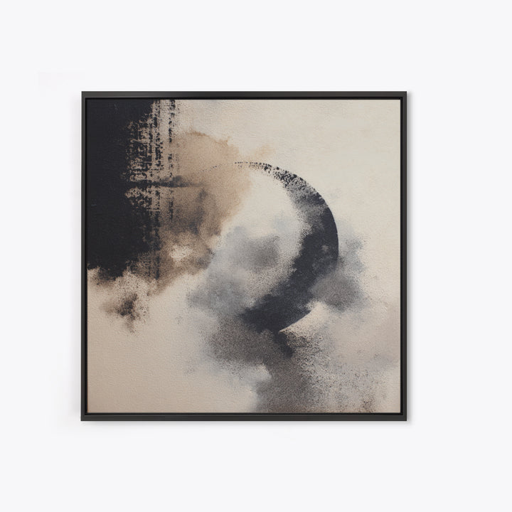 Scandinavian Textile Pattern Framed Canvas Print, Scandinavian Art, Textured Painting, Living Room Decor, Fine Art, Nordic, SCA-1x1-40