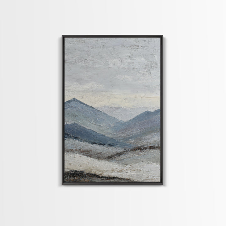 Minimal Sun over Pine Forest Canvas Print, Scandinavian Art, Wall Art Print, Living Room Decor, Nordic, Fine Art Print, SCA-2x3-49