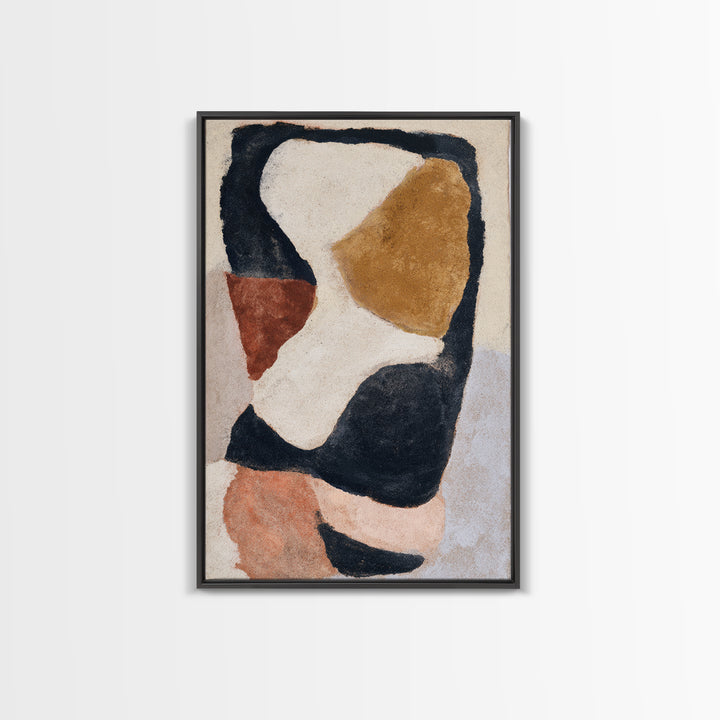 Soft Wool Texture Abstract Framed Canvas Print, Scandinavian Art, Living Room Decor, Fine Art, Nordic, Gallery Decor, SCA-2x3-51
