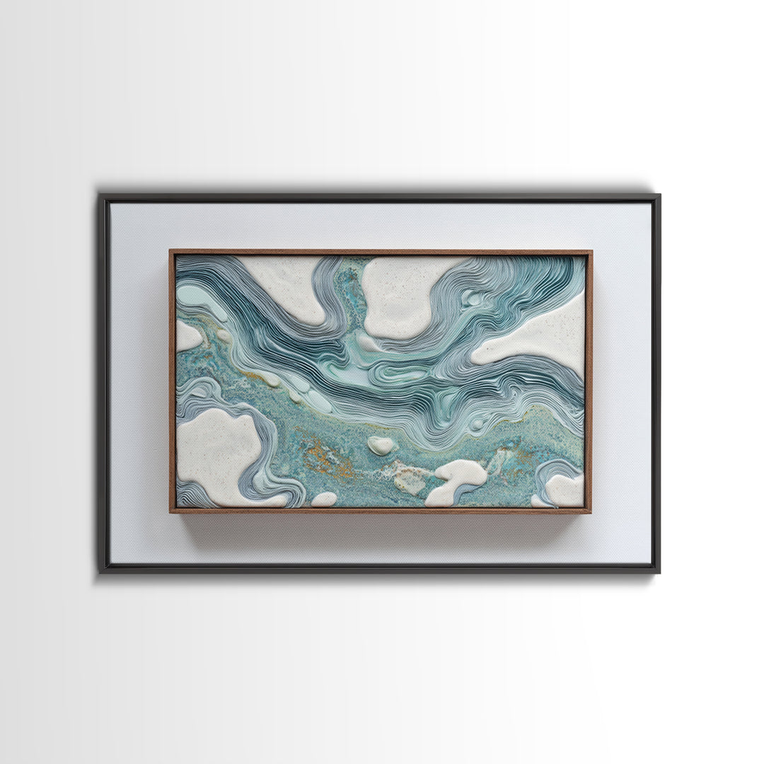 Mediterranean Harbor at Dawn Framed Canvas Print, Seascape Art, Art Print, Coastal Decor, Fine Art, Seascape, Printable Art, SEA-3x2-2