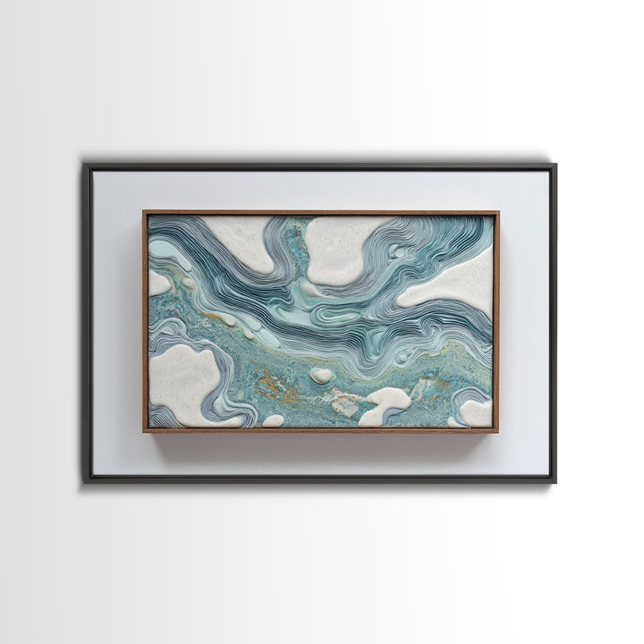 Mediterranean Harbor at Dawn Framed Canvas Print, Seascape Art, Art Print, Coastal Decor, Fine Art, Seascape, Printable Art, SEA-3x2-2