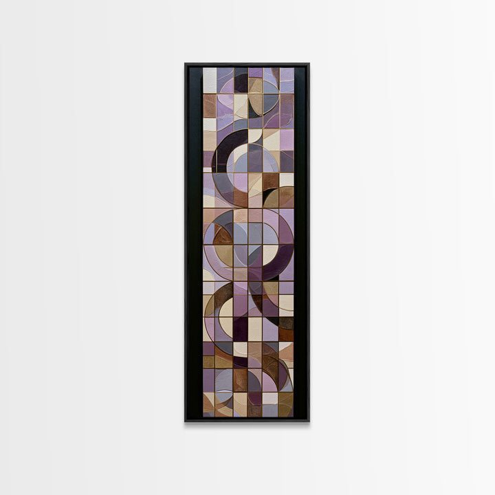 Crystal Grid Pattern Canvas Print, Sacred Geometry Art, Digital Download Art, Living Room Decor, Fine Art, Geometry, Home Decor, SGA-1x3-41