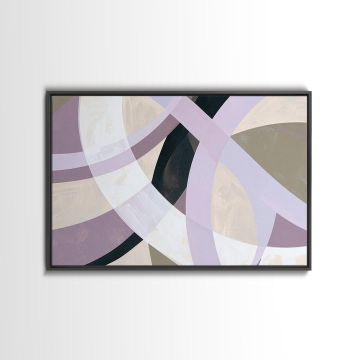 Crystal Grid Pattern Framed Canvas Print, Sacred Geometry Art, Boho Decor, Living Room Decor, Geometry, Spiritual Wall Art, SGA-3x2-9