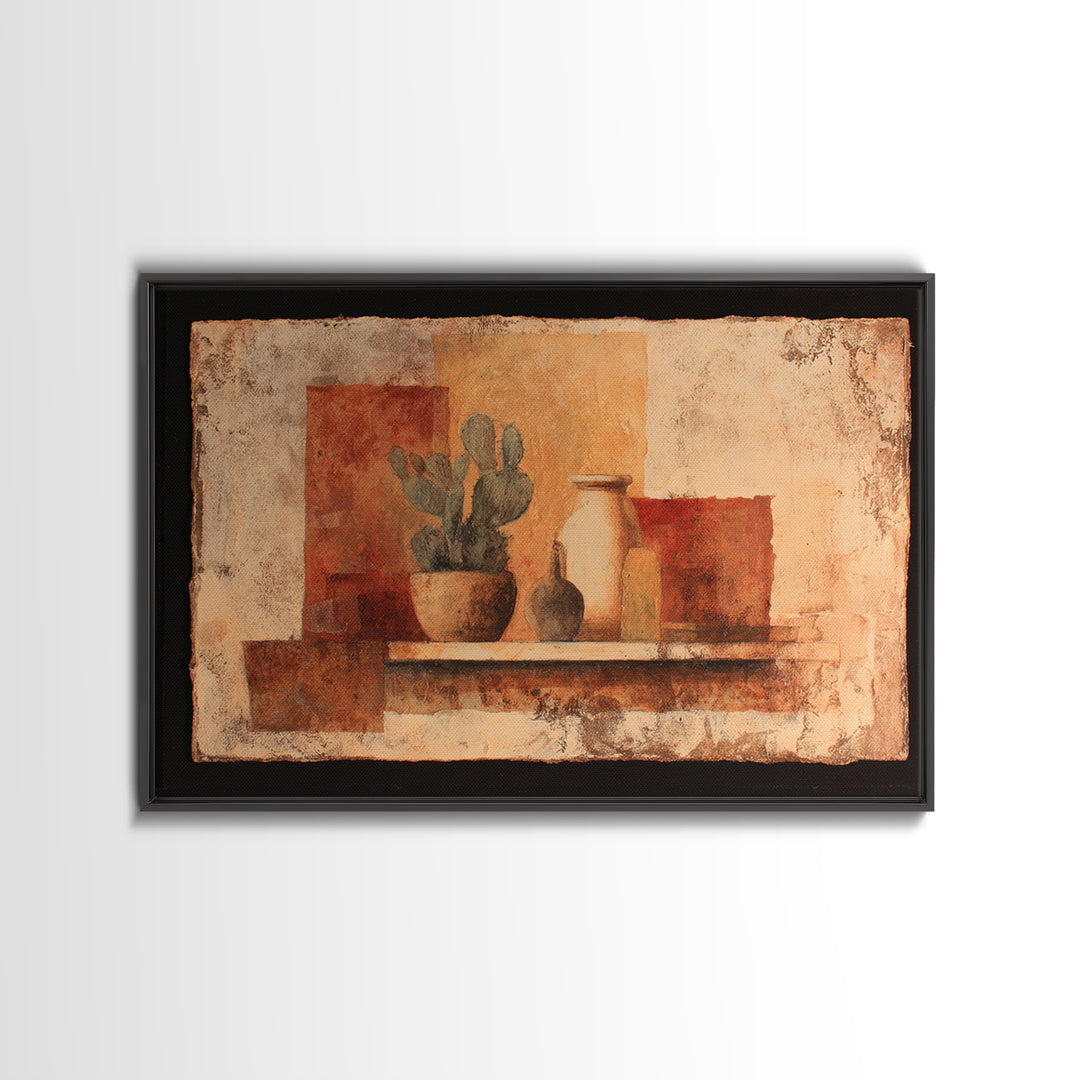 Saguaro Cactus under Enormous Sunset Canvas Print, Southwestern Art, Landscape Art, Southwestern Decor, Fine Art, Mesa, SOU-3x2-30