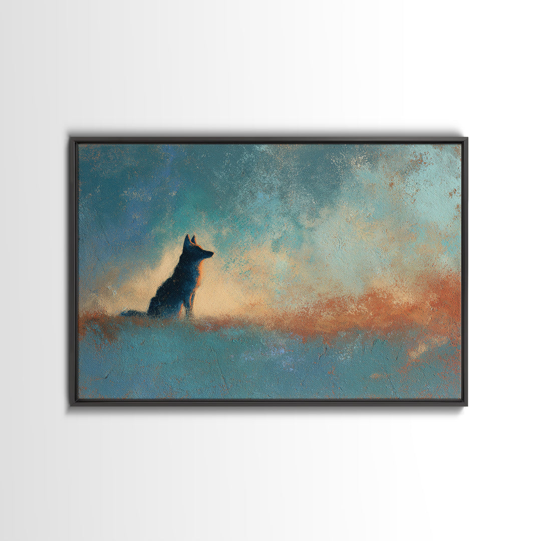 Dried Chili Peppers and Adobe Texture Canvas Print, Southwestern Art, Art Print, Southwestern Decor, Watercolor Art, Mesa, SOU-3x2-76