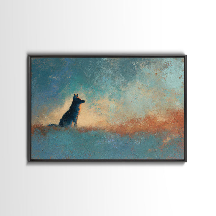 Dried Chili Peppers and Adobe Texture Canvas Print, Southwestern Art, Art Print, Southwestern Decor, Watercolor Art, Mesa, SOU-3x2-76