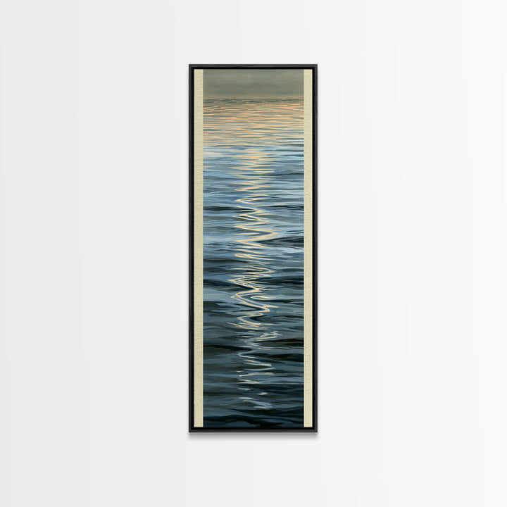 Abstract Water Ripples Canvas Print, Spa Art, Neutral Decor, Spa Decor, Fine Art, Serenity, Home Decor, Wall Decor, SPA-1x3-42