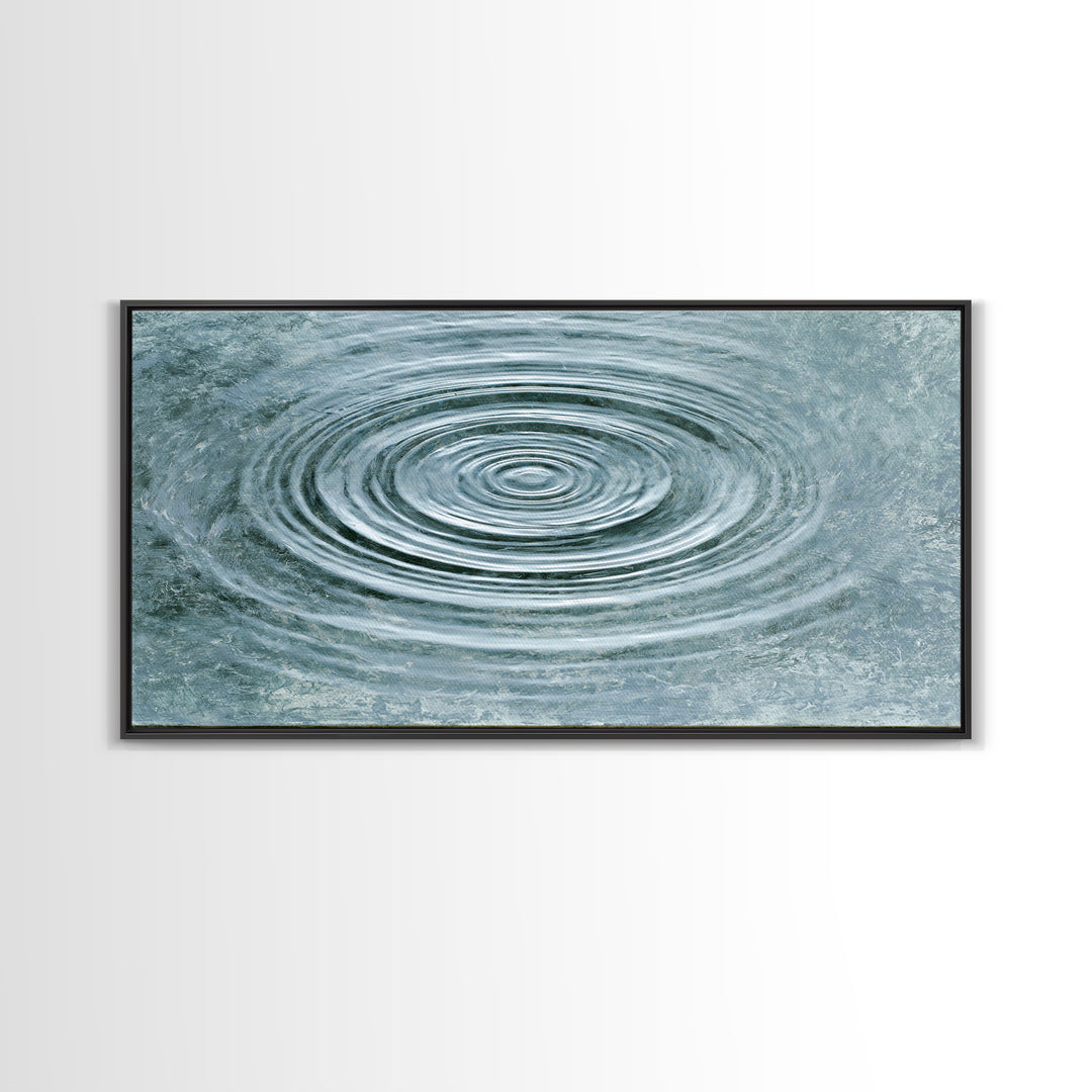 Abstract Water Ripples Canvas Print, Spa Art, Nature Prints, Spa Decor, Abstract Art, Serenity, Dog Groomer Gifts, Salon Decor, SPA-2x1-74